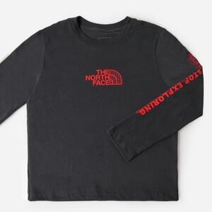 Boys North Face Long Sleeve Shirt